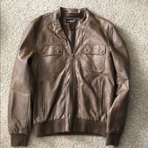 Black Rivet - M Leather Jacket